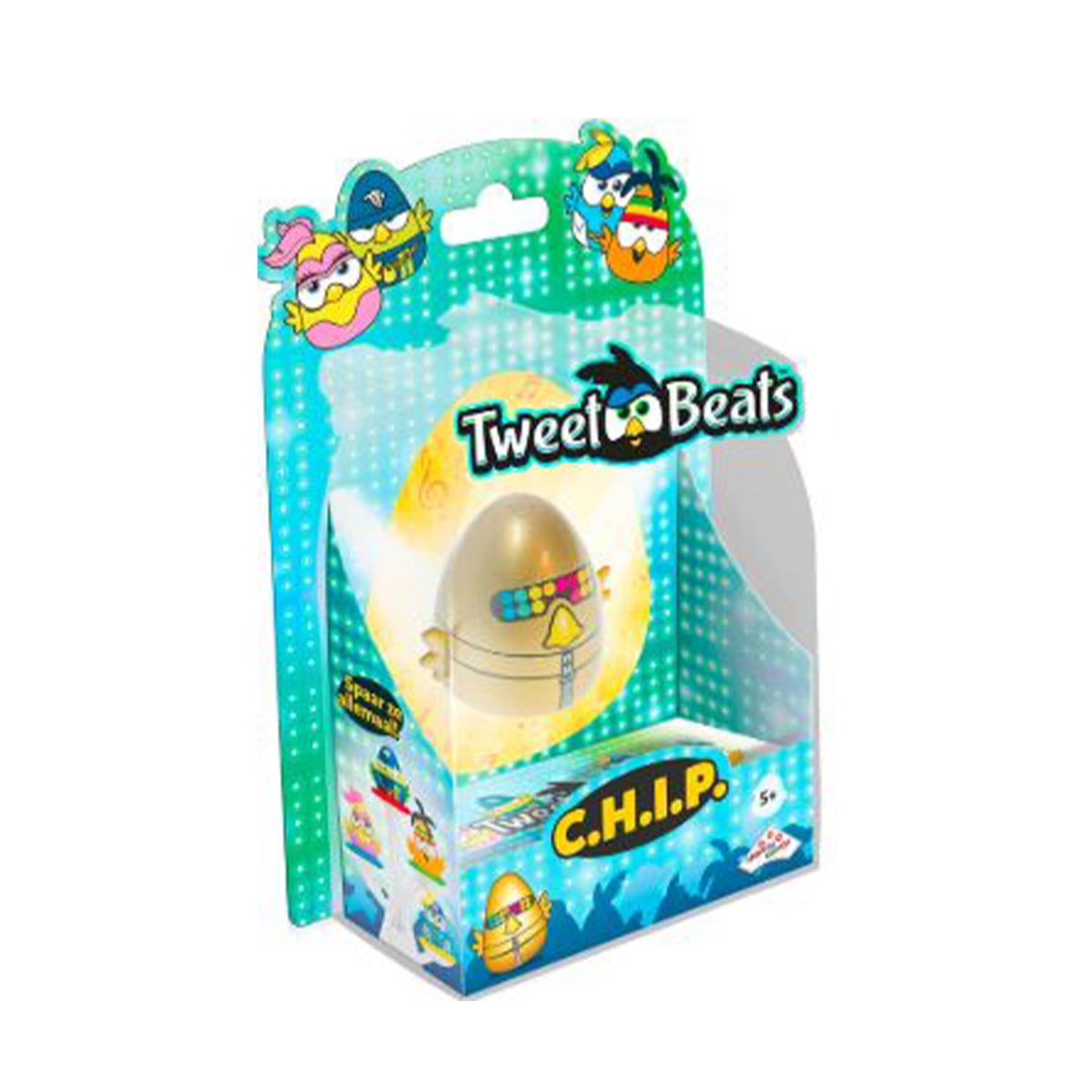 TWEET BEATS SINGLE BIRD-CHIP (6) BL